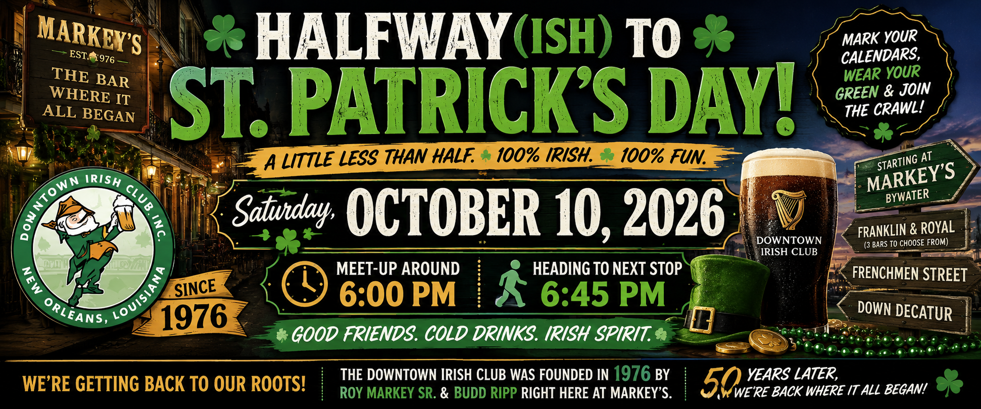Halfway(ish) to St. Patty’s Day Pub Crawl